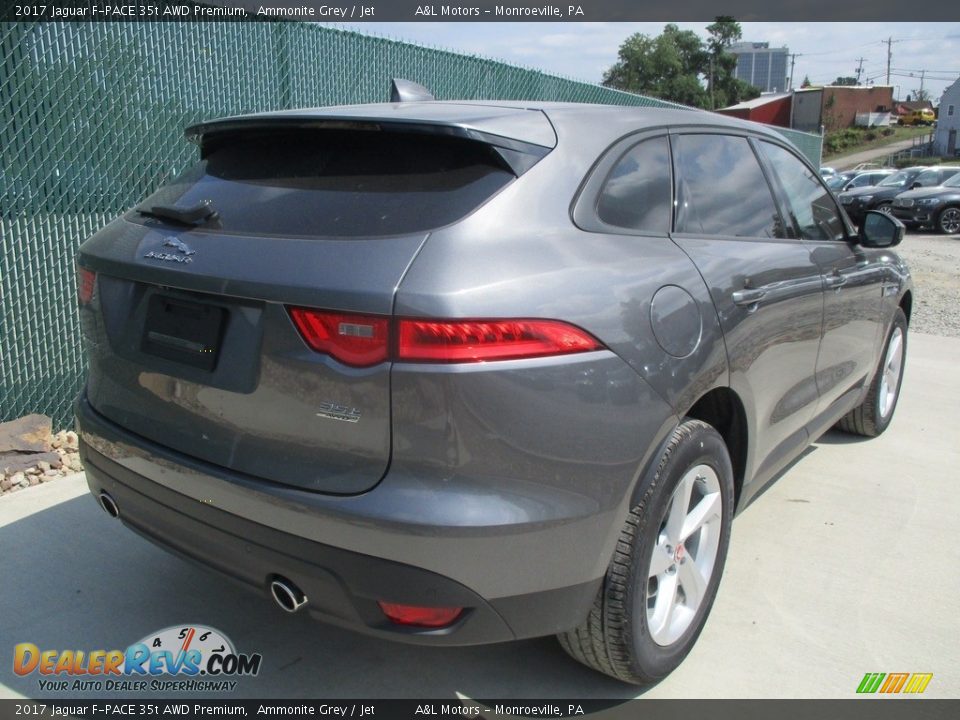 2017 Jaguar F-PACE 35t AWD Premium Ammonite Grey / Jet Photo #4
