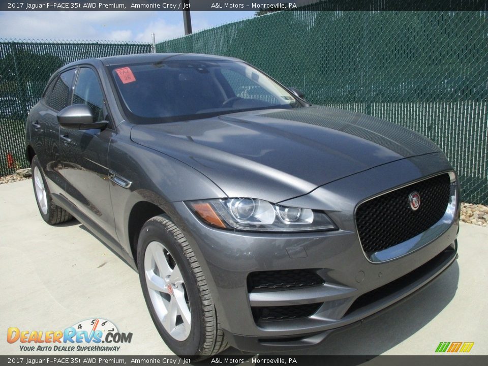 2017 Jaguar F-PACE 35t AWD Premium Ammonite Grey / Jet Photo #5