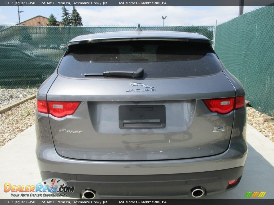 2017 Jaguar F-PACE 35t AWD Premium Ammonite Grey / Jet Photo #9