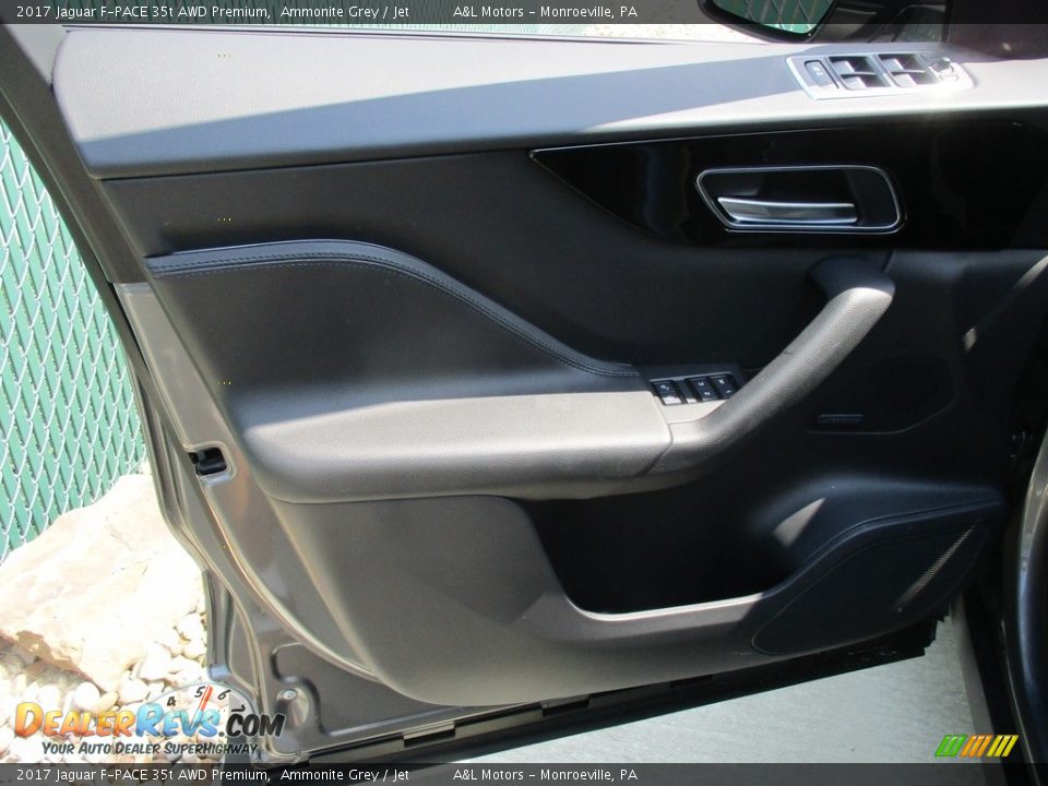 2017 Jaguar F-PACE 35t AWD Premium Ammonite Grey / Jet Photo #10