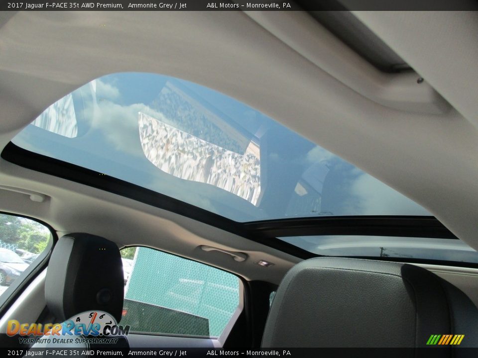 2017 Jaguar F-PACE 35t AWD Premium Ammonite Grey / Jet Photo #11