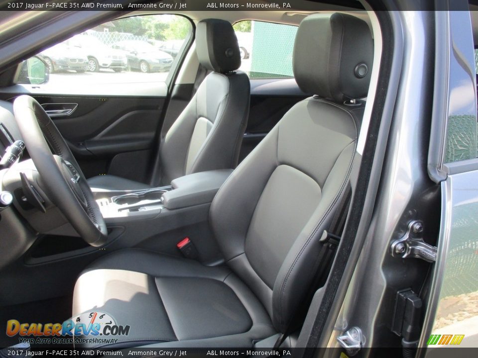 2017 Jaguar F-PACE 35t AWD Premium Ammonite Grey / Jet Photo #12