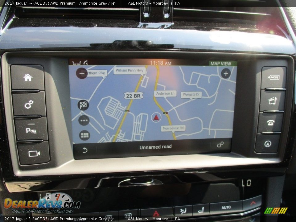 2017 Jaguar F-PACE 35t AWD Premium Ammonite Grey / Jet Photo #16