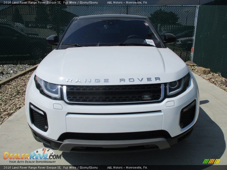 2016 Land Rover Range Rover Evoque SE Fuji White / Ebony/Ebony Photo #6
