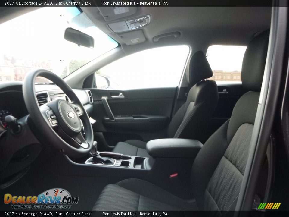 Black Interior - 2017 Kia Sportage LX AWD Photo #11