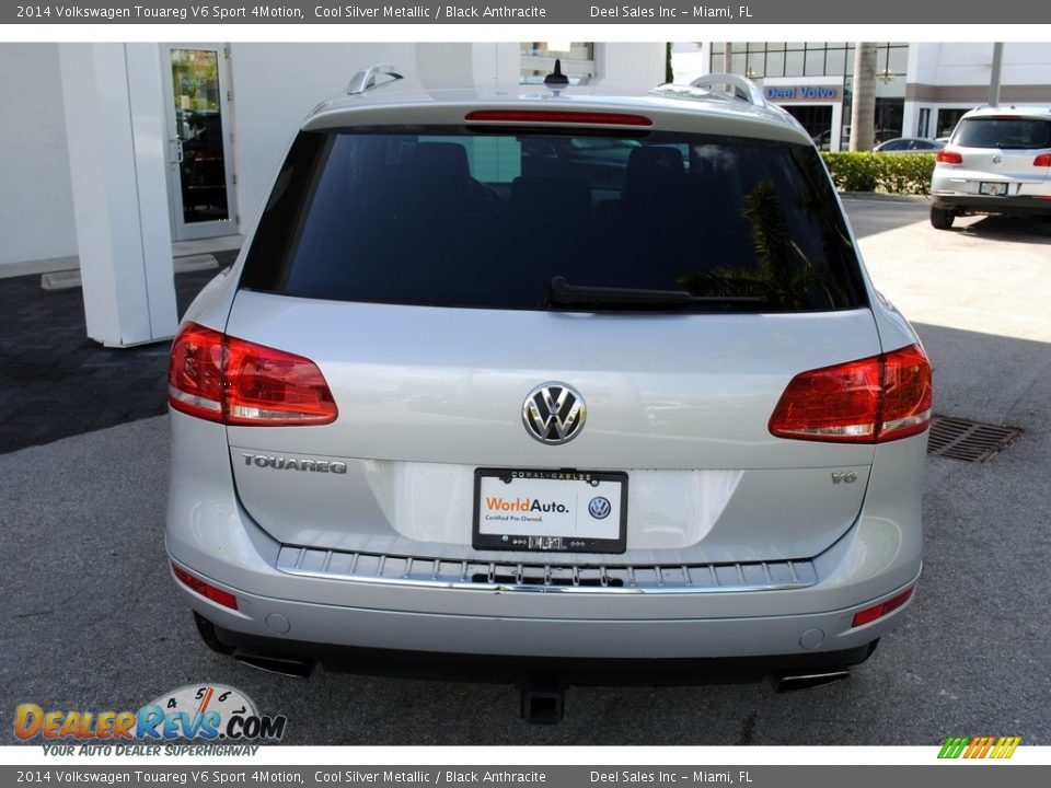 2014 Volkswagen Touareg V6 Sport 4Motion Cool Silver Metallic / Black Anthracite Photo #8
