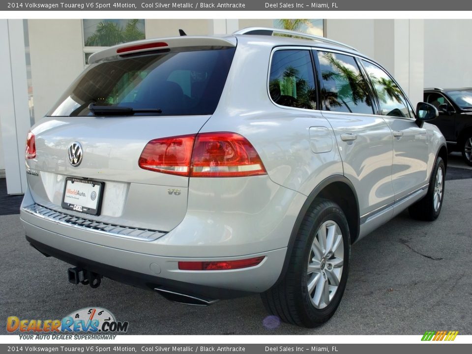2014 Volkswagen Touareg V6 Sport 4Motion Cool Silver Metallic / Black Anthracite Photo #10
