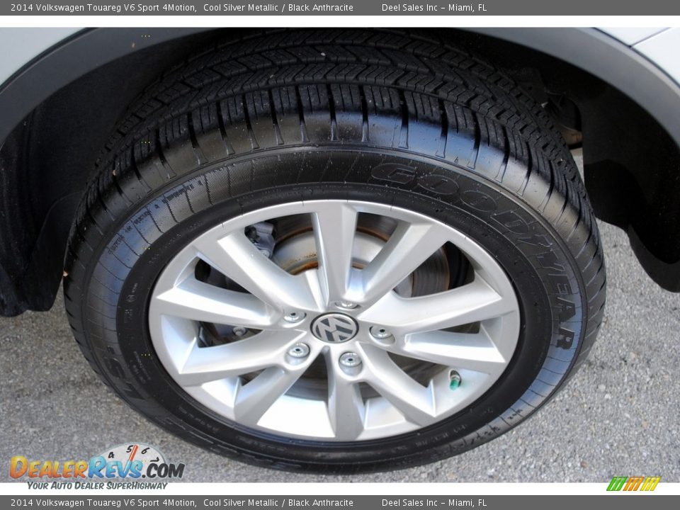 2014 Volkswagen Touareg V6 Sport 4Motion Cool Silver Metallic / Black Anthracite Photo #11