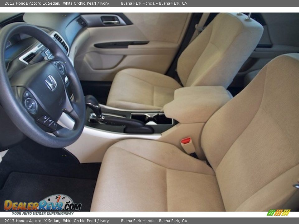 2013 Honda Accord LX Sedan White Orchid Pearl / Ivory Photo #3