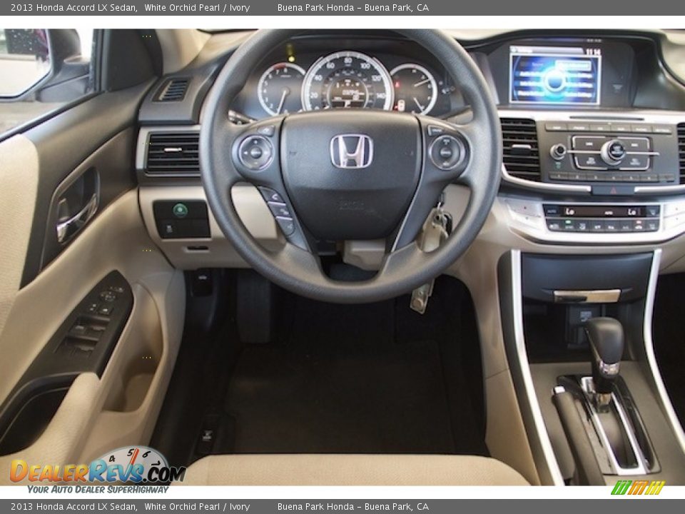 2013 Honda Accord LX Sedan White Orchid Pearl / Ivory Photo #5