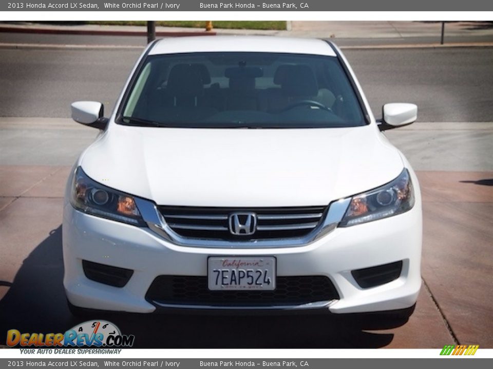 2013 Honda Accord LX Sedan White Orchid Pearl / Ivory Photo #7