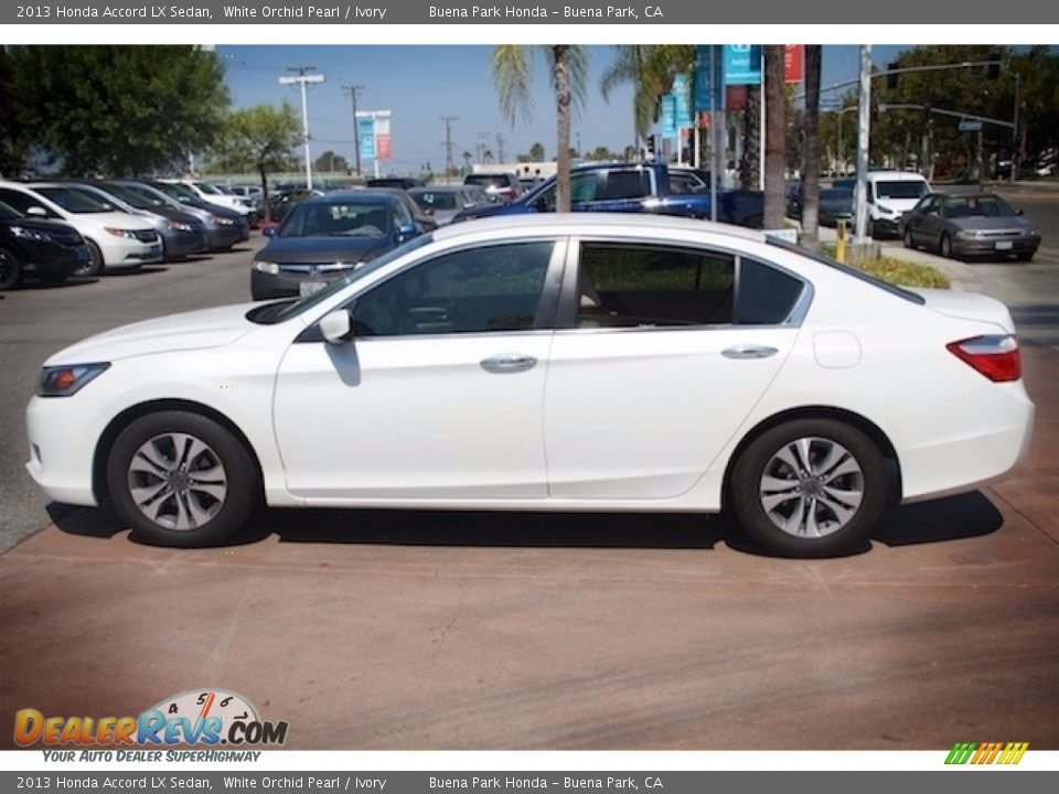 2013 Honda Accord LX Sedan White Orchid Pearl / Ivory Photo #9