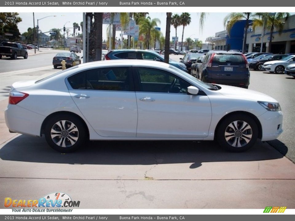 2013 Honda Accord LX Sedan White Orchid Pearl / Ivory Photo #12