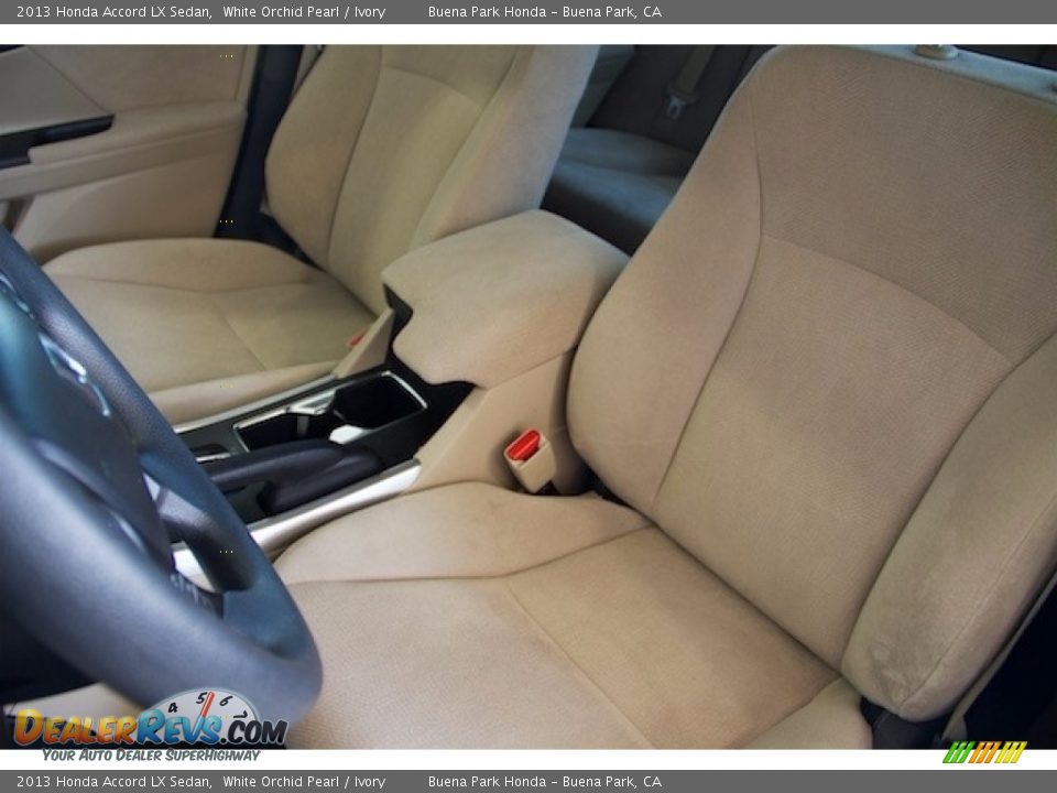 2013 Honda Accord LX Sedan White Orchid Pearl / Ivory Photo #14