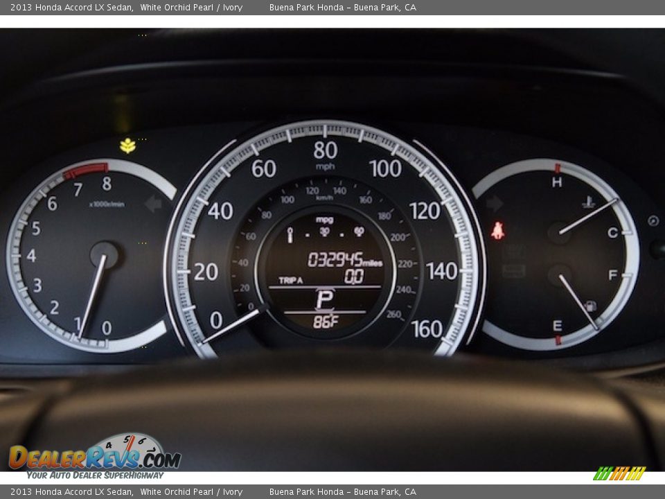 2013 Honda Accord LX Sedan White Orchid Pearl / Ivory Photo #22