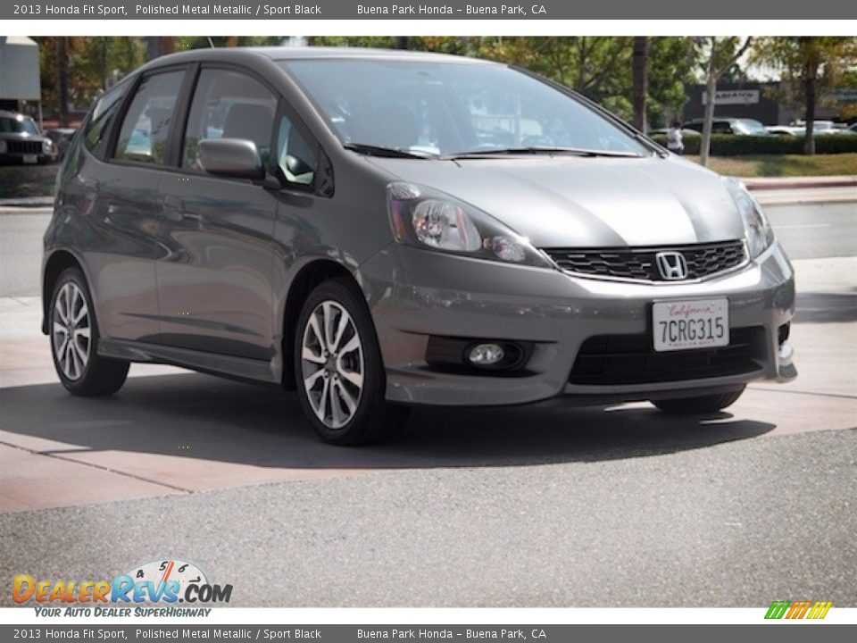 2013 Honda Fit Sport Polished Metal Metallic / Sport Black Photo #1