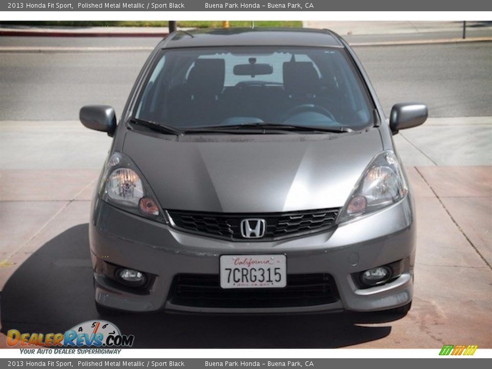 2013 Honda Fit Sport Polished Metal Metallic / Sport Black Photo #7