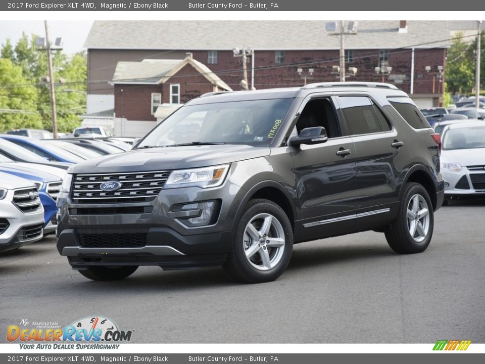 2017 Ford Explorer XLT 4WD Magnetic / Ebony Black Photo #1
