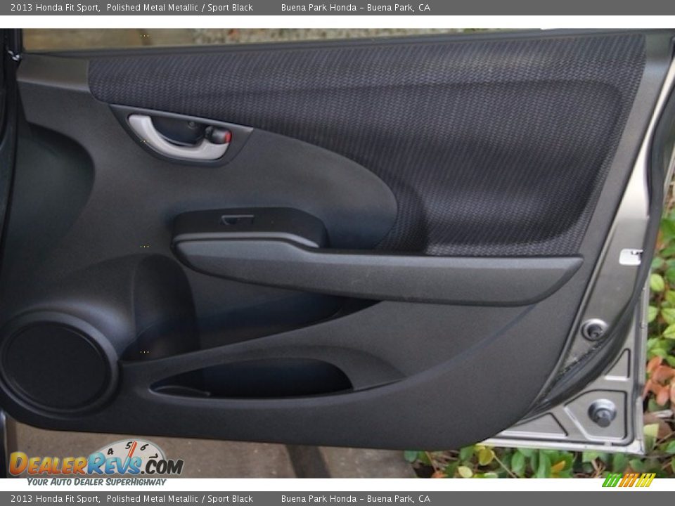 2013 Honda Fit Sport Polished Metal Metallic / Sport Black Photo #25