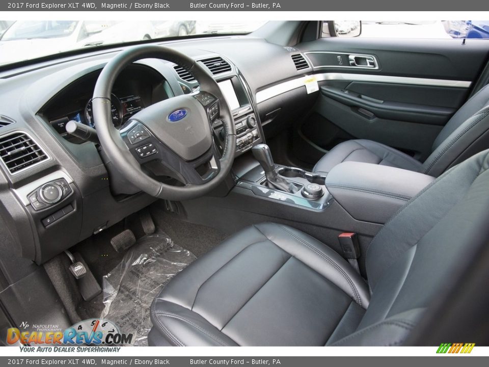 2017 Ford Explorer XLT 4WD Magnetic / Ebony Black Photo #5