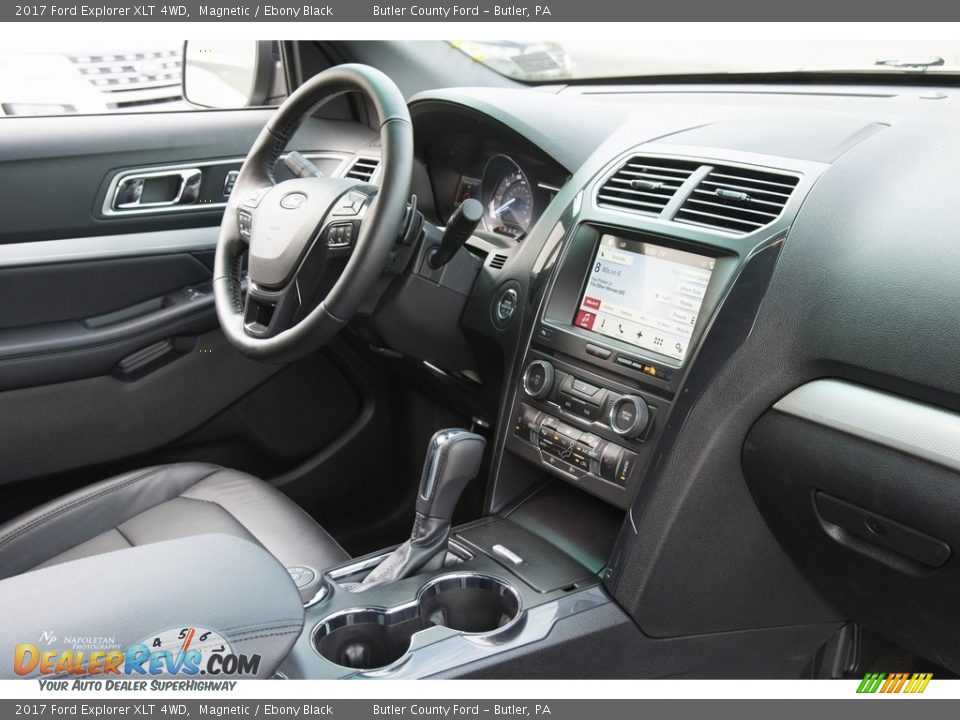 2017 Ford Explorer XLT 4WD Magnetic / Ebony Black Photo #8