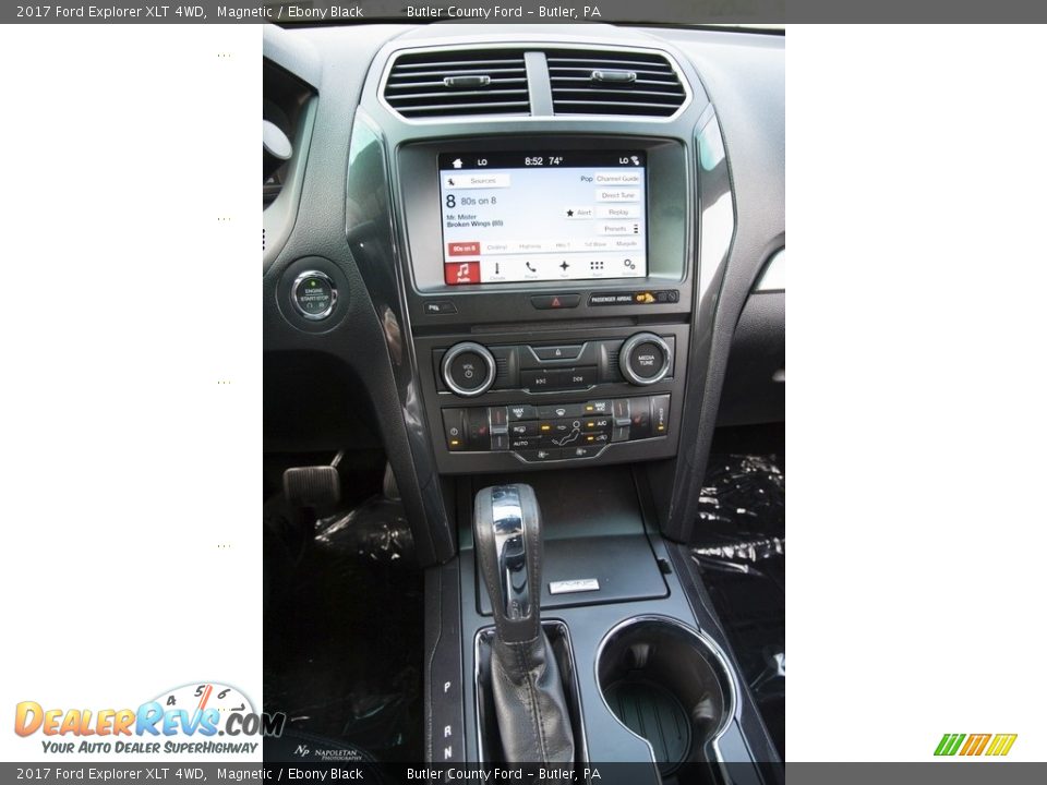 2017 Ford Explorer XLT 4WD Magnetic / Ebony Black Photo #14