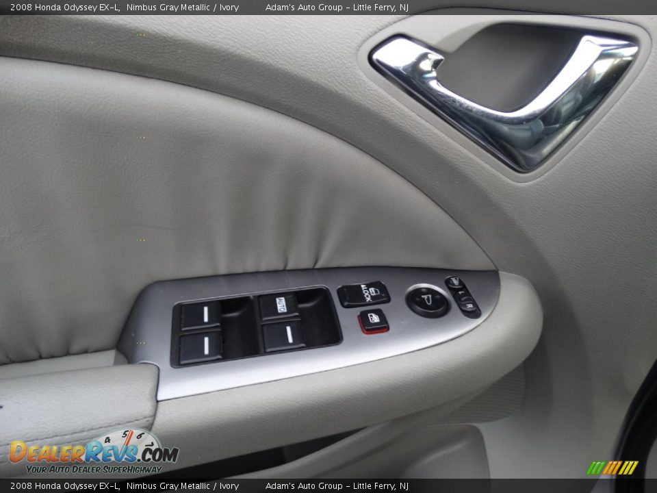 2008 Honda Odyssey EX-L Nimbus Gray Metallic / Ivory Photo #9