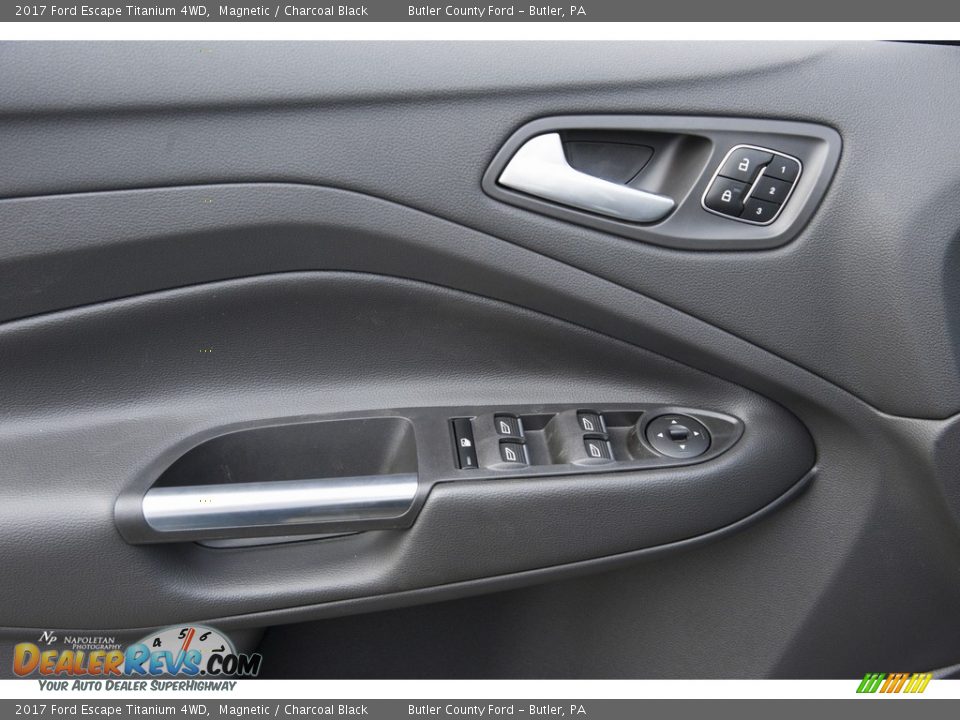 2017 Ford Escape Titanium 4WD Magnetic / Charcoal Black Photo #5