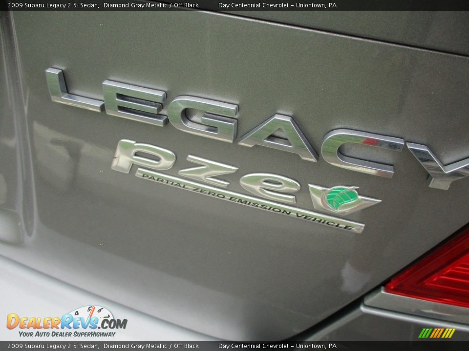 2009 Subaru Legacy 2.5i Sedan Diamond Gray Metallic / Off Black Photo #4