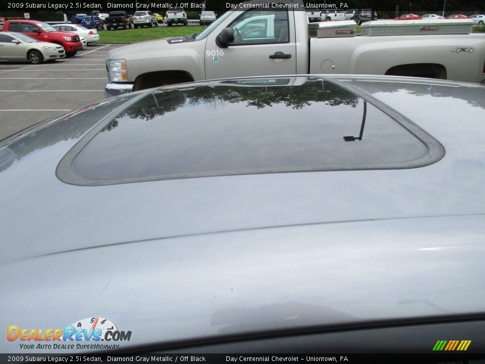 2009 Subaru Legacy 2.5i Sedan Diamond Gray Metallic / Off Black Photo #5