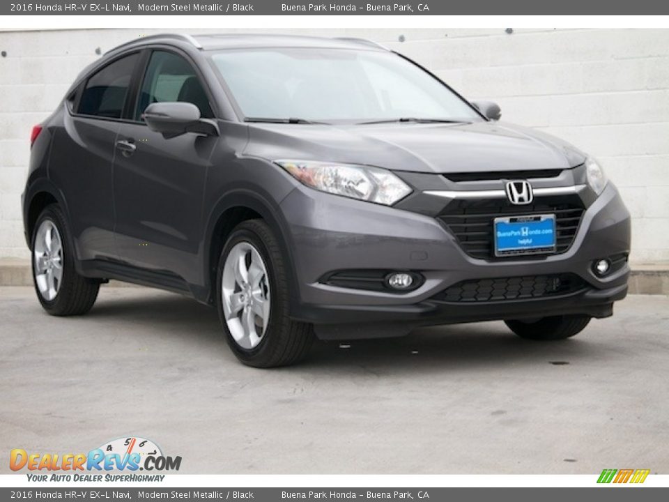 2016 Honda HR-V EX-L Navi Modern Steel Metallic / Black Photo #1