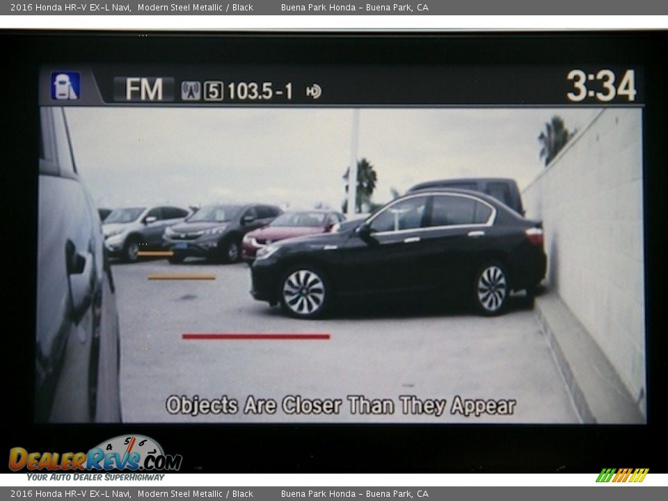 2016 Honda HR-V EX-L Navi Modern Steel Metallic / Black Photo #7