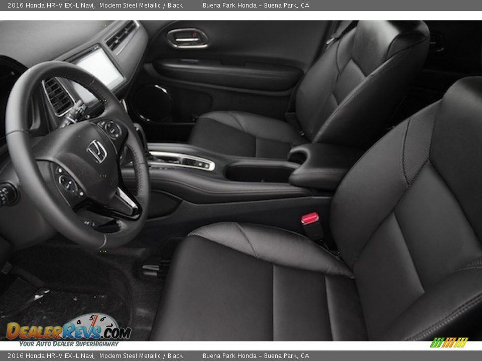 2016 Honda HR-V EX-L Navi Modern Steel Metallic / Black Photo #9
