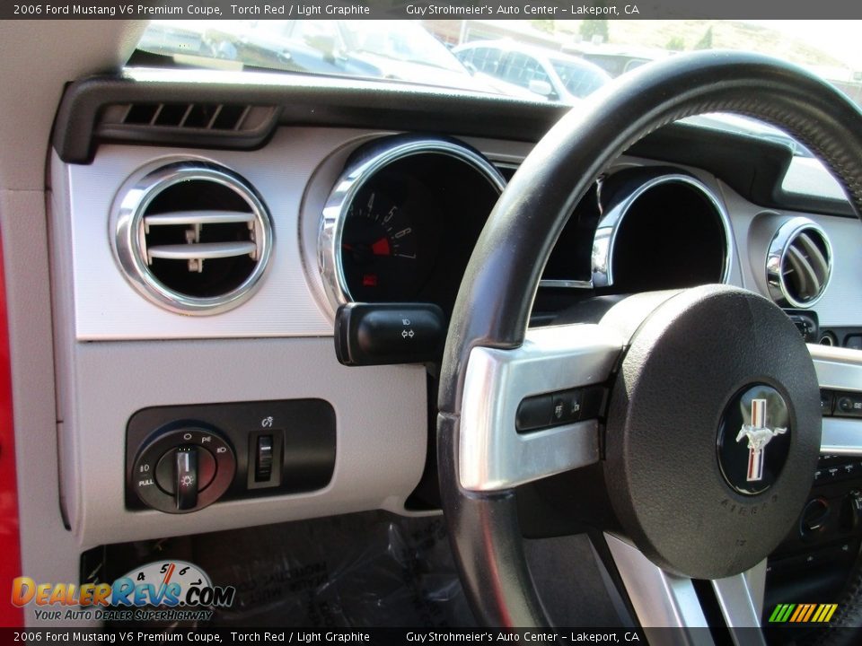 2006 Ford Mustang V6 Premium Coupe Torch Red / Light Graphite Photo #11