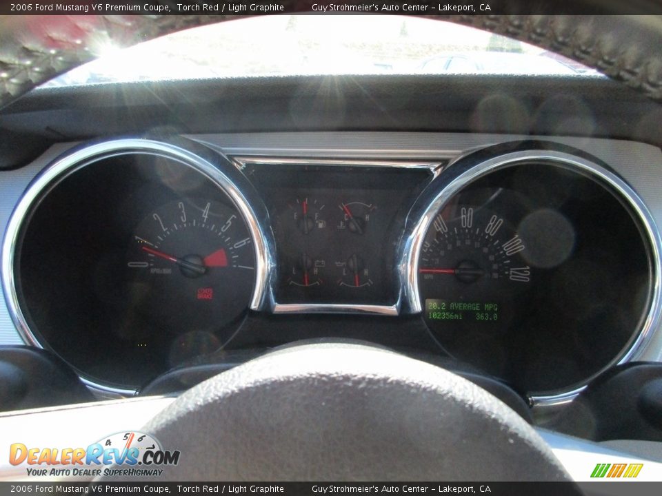 2006 Ford Mustang V6 Premium Coupe Torch Red / Light Graphite Photo #12