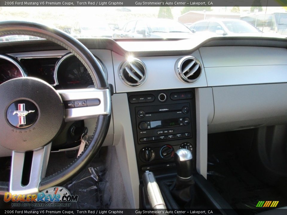 2006 Ford Mustang V6 Premium Coupe Torch Red / Light Graphite Photo #14