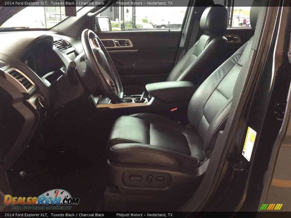 2014 Ford Explorer XLT Tuxedo Black / Charcoal Black Photo #7