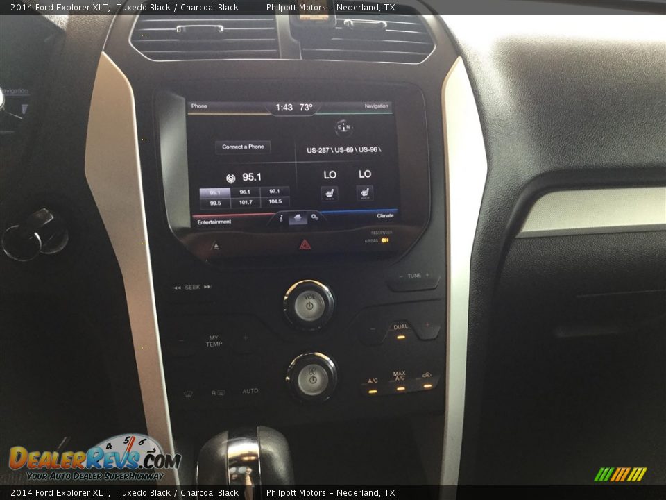 2014 Ford Explorer XLT Tuxedo Black / Charcoal Black Photo #8