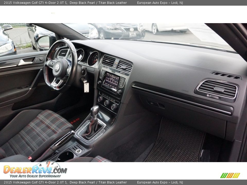 2015 Volkswagen Golf GTI 4-Door 2.0T S Deep Black Pearl / Titan Black Leather Photo #7