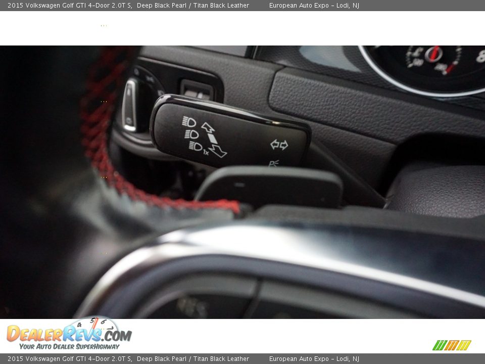 2015 Volkswagen Golf GTI 4-Door 2.0T S Deep Black Pearl / Titan Black Leather Photo #24