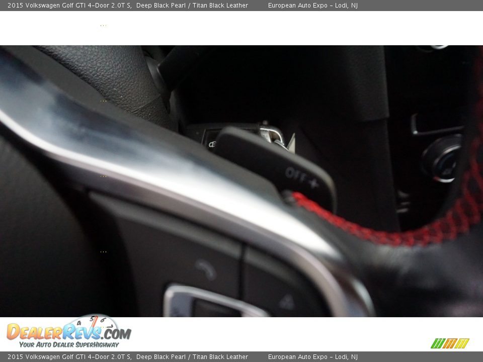 2015 Volkswagen Golf GTI 4-Door 2.0T S Deep Black Pearl / Titan Black Leather Photo #25