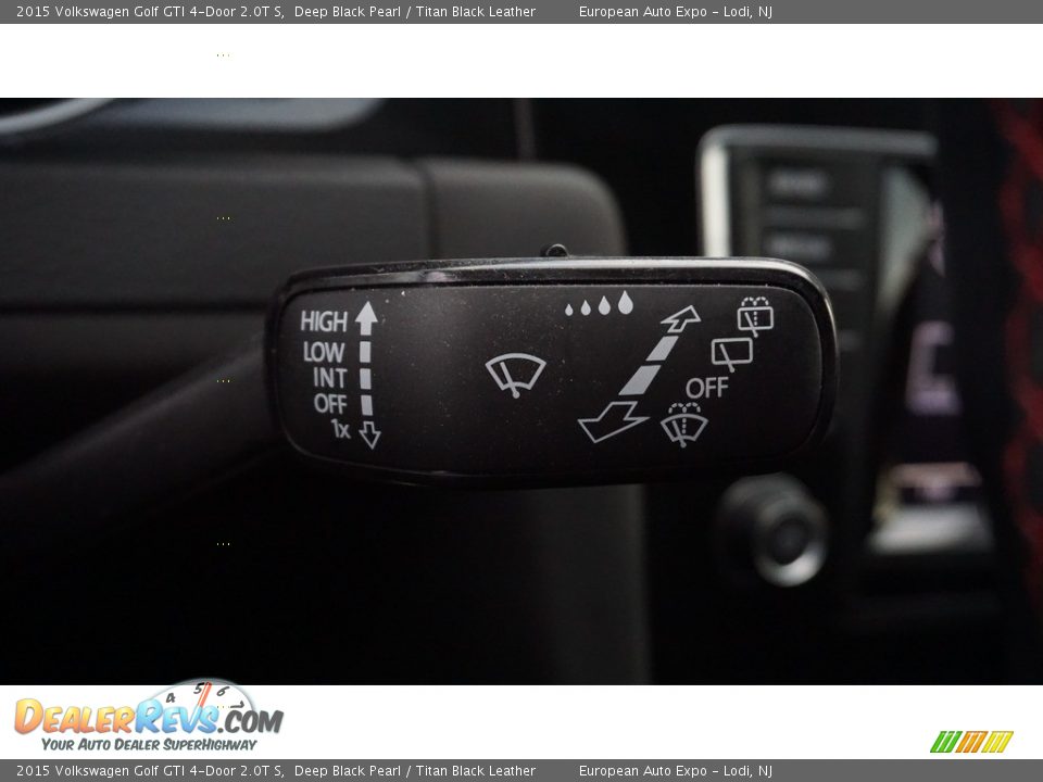 2015 Volkswagen Golf GTI 4-Door 2.0T S Deep Black Pearl / Titan Black Leather Photo #26