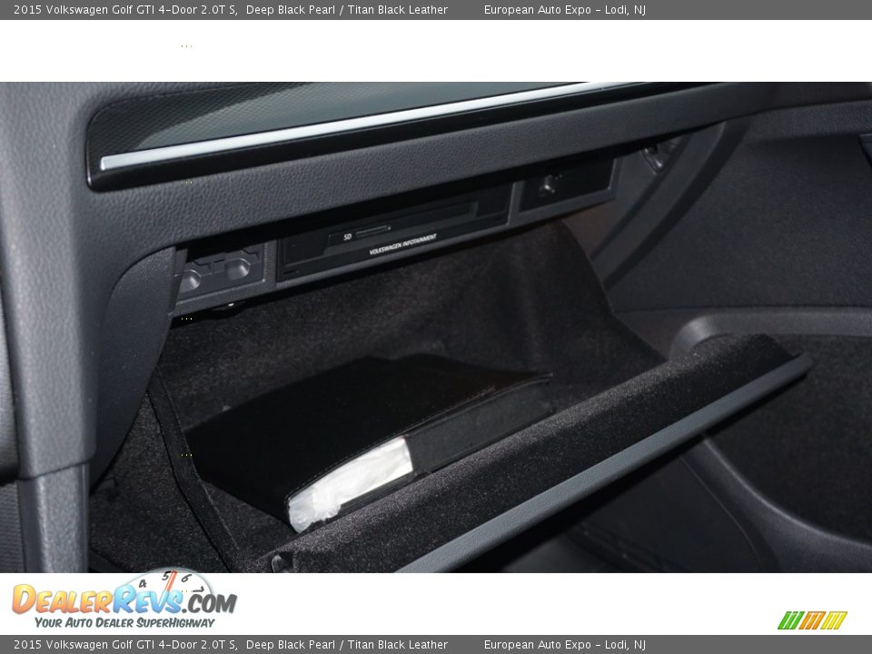 2015 Volkswagen Golf GTI 4-Door 2.0T S Deep Black Pearl / Titan Black Leather Photo #33
