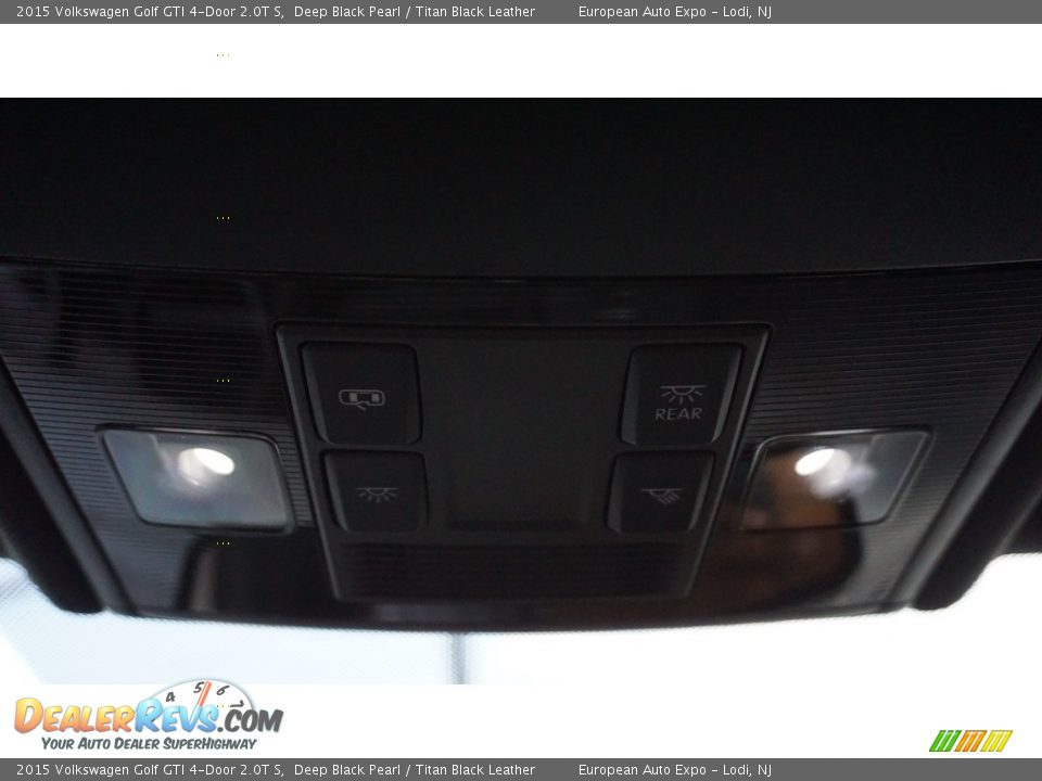 2015 Volkswagen Golf GTI 4-Door 2.0T S Deep Black Pearl / Titan Black Leather Photo #34