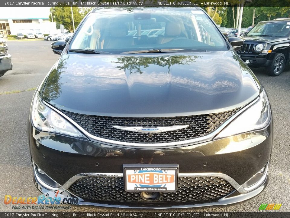 2017 Chrysler Pacifica Touring L Plus Brilliant Black Crystal Pearl / Black/Alloy Photo #2