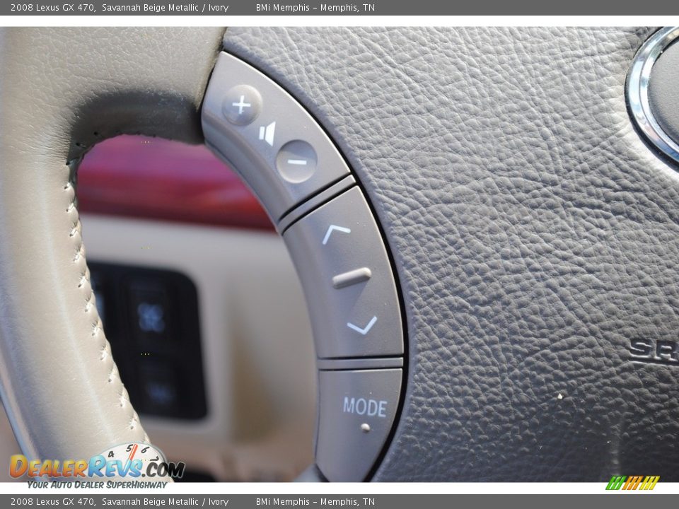 2008 Lexus GX 470 Savannah Beige Metallic / Ivory Photo #15