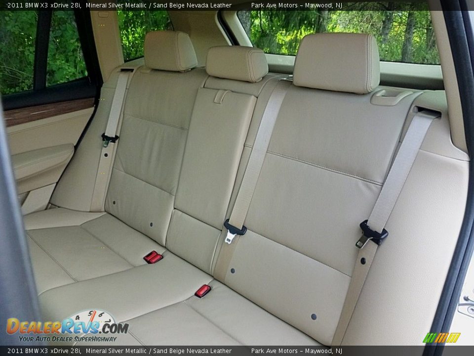Rear Seat of 2011 BMW X3 xDrive 28i Photo #14