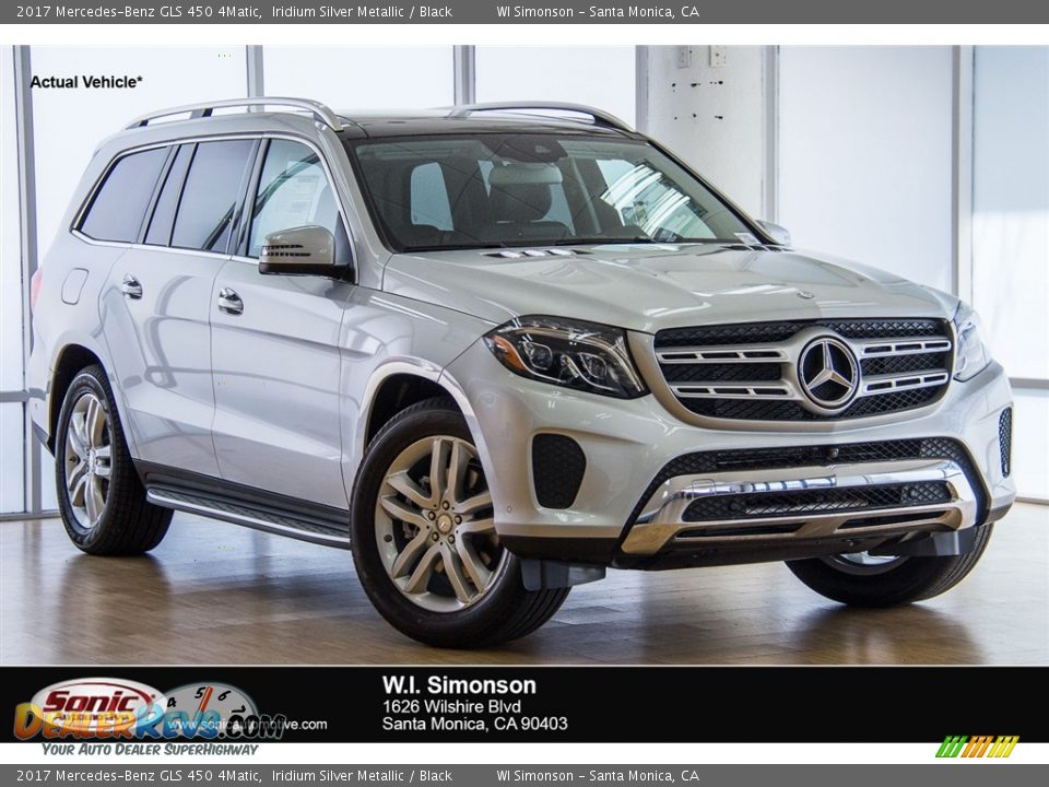 2017 Mercedes-Benz GLS 450 4Matic Iridium Silver Metallic / Black Photo #1