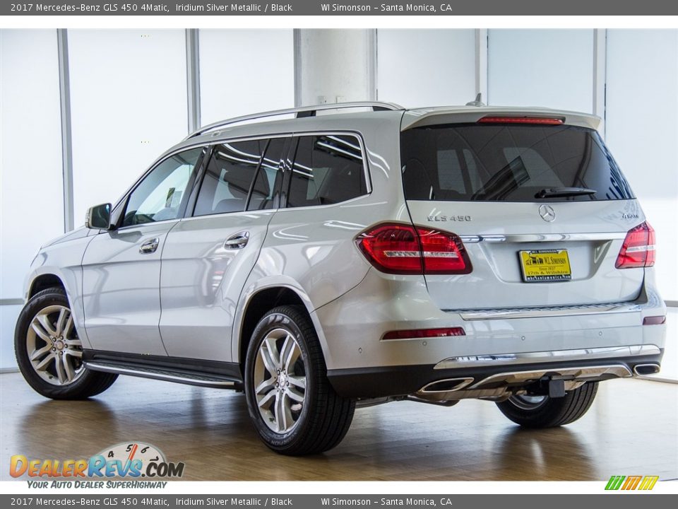 2017 Mercedes-Benz GLS 450 4Matic Iridium Silver Metallic / Black Photo #3