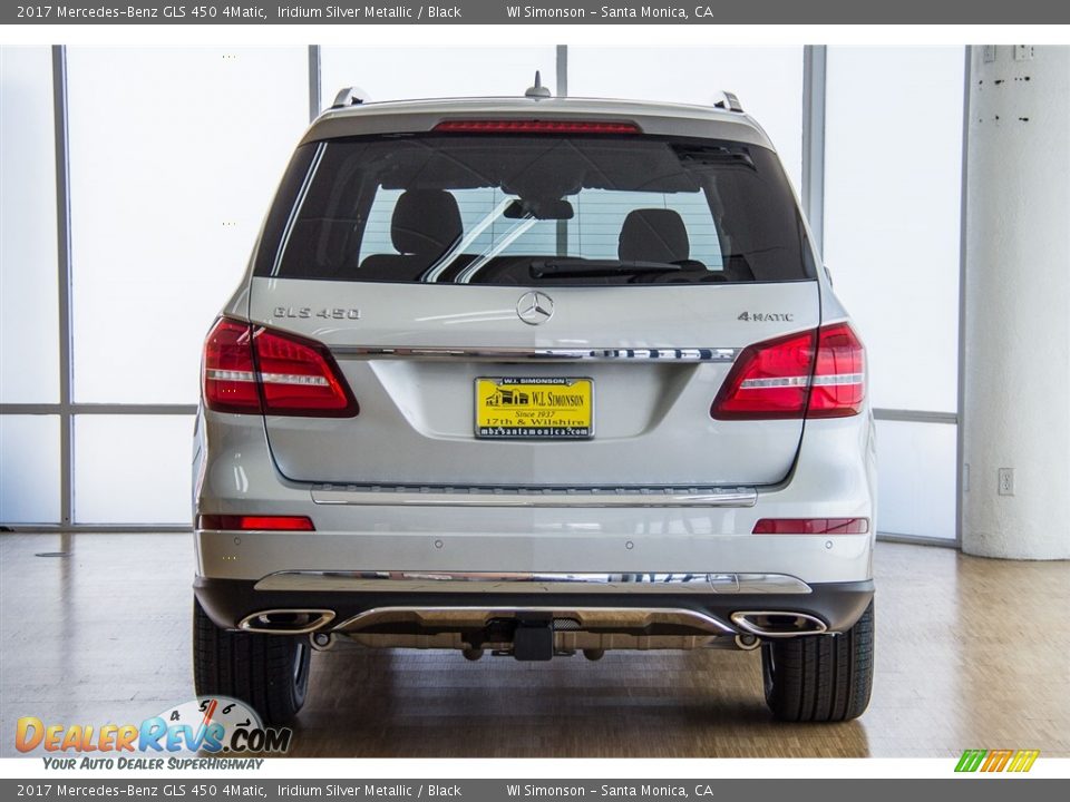 2017 Mercedes-Benz GLS 450 4Matic Iridium Silver Metallic / Black Photo #4